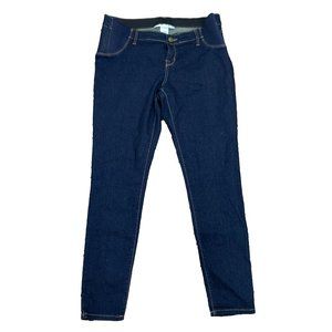 Liz Lange Maternity Jeggings Jeans Size Medium Under Bump 28" Inseam Stretch New